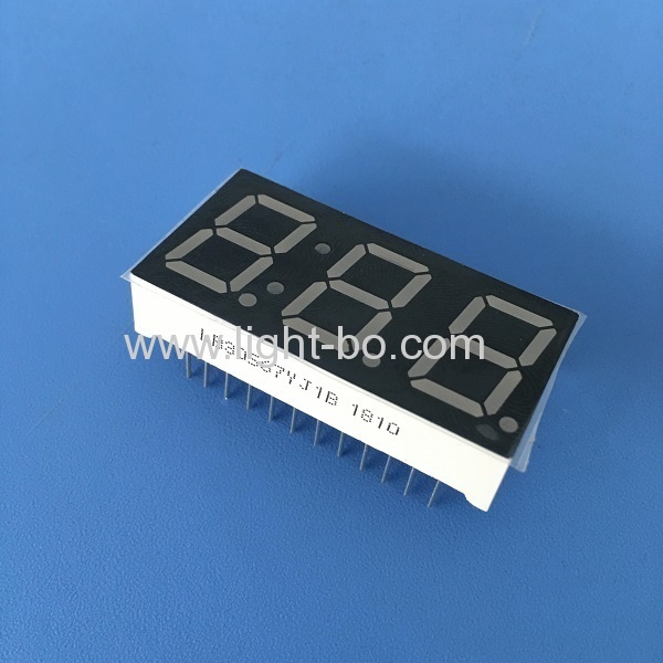 Super bright green Triple digit 0.56" 7 segment LED Display for Temperature indicator