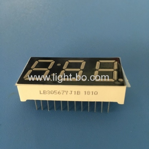 Super bright green Triple digit 0.56  7 segment LED Display for Temperature indicator