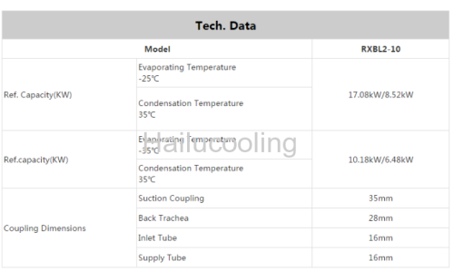 10HP Bitzer Parallel Condensing Unit