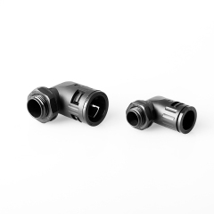 Right Angle Connector for nylon corrugated tubing