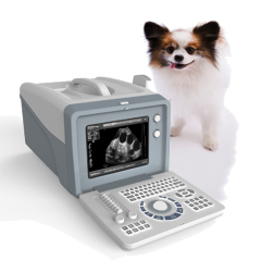 Veteriary portable black white full digital ultrasound machine