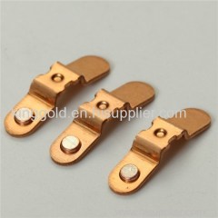 High Quality Battery Sliver Contact Plate with Spring