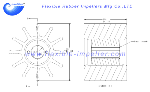 Water Pump Flexible Rubber Impeller Replace Kashiyama SP-900