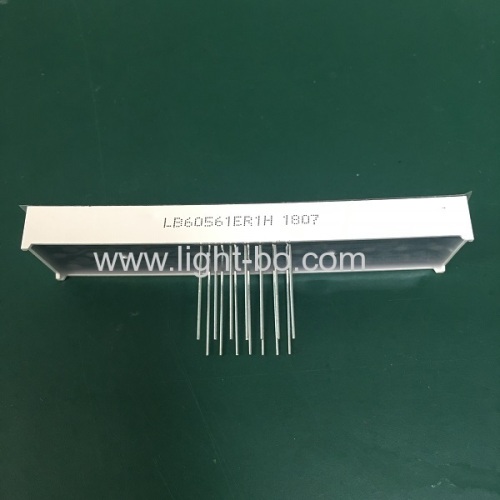 Long lead length super bright red 0.56  common cathode 7 Segment LED Display for Instrument Panel