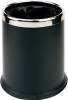 Black double layer dust bin