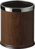 Dark brown dust bin