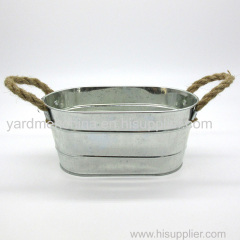 iron flower pot metal bucket