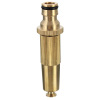 Brass quick fitting adjustable hose spray nozzle