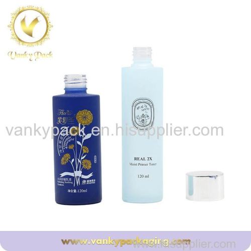 Cosmetic Frosted Glass bottle For Lotion Packing With Cap