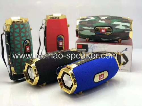 china manufacturers Portable wireless bluetooth speakers with handsfree usb tf card AUX fm radio