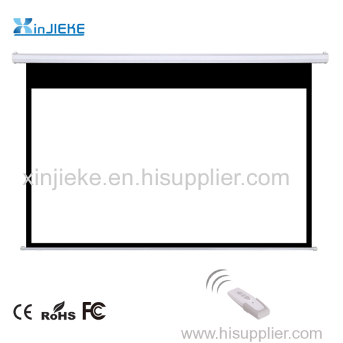 Remote Controll Electric Projection Screen / RF Motorized Projection Screen