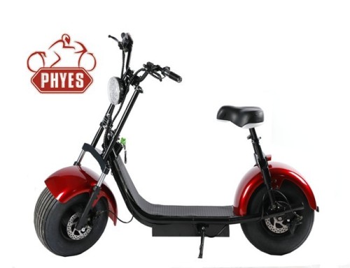 phyes 2018 new products big two wheels citycoco 2000W 60V electric scooter electric motorcycle