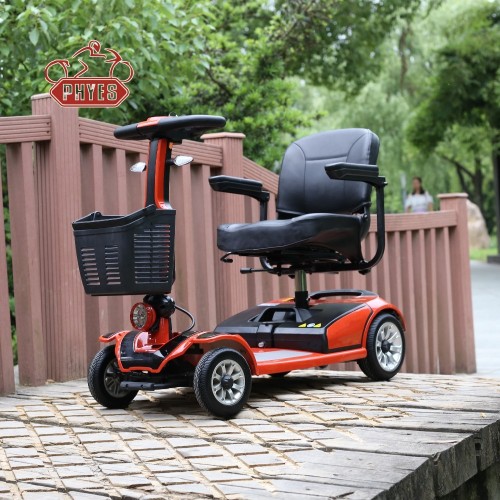 phyes new arrival hot selling 250W electric 4 wheel mobility scooter for old people
