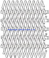 Stainless steel conveyor wire belt for food use  flat wire belt for baking of cookie bread industry