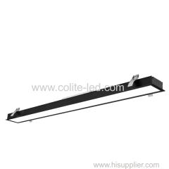 Recessed Aluminum linear lighting 20W 40W 60W 80W optional Black and White surface treatment available