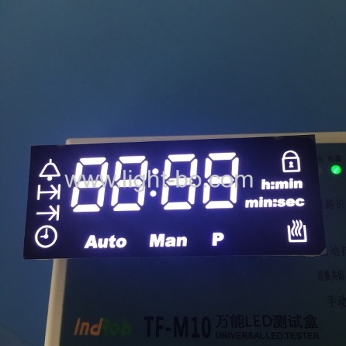 Custom Design ultra white 4 Digit 7 Segment LED Display for digital oven timer control system