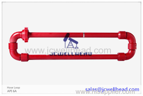 Wellhead Hose Loop Long Radius Flexible Manifolds