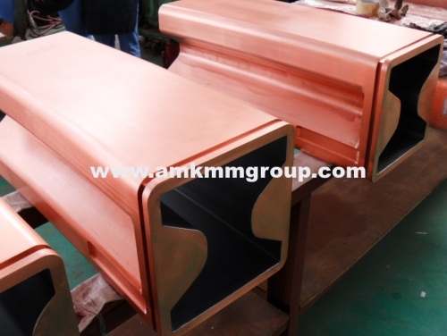 Rectangular copper mould tube