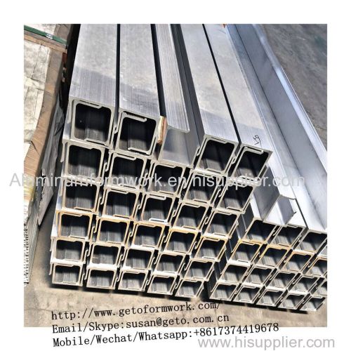 2018 Newest 6063 T6 Aluminum Extruded Profiles/Formwork Aluminium Beams/Aluminium Formwork System/aluminium u profile