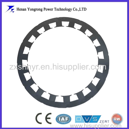 Explosion proof motor rotor lamination