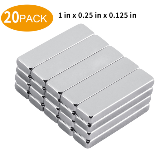 Magnetic Attraction Bar 20pcs 1x0.25x0.125