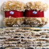 Faux fur yarn for knitting