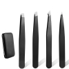 black best tweezers eyebrow tweezers best tweezers for eyebrows tweezerman tweezers pointed tweezers slant tip tweezers