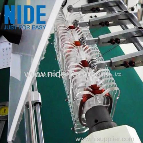 semi auto cnc stator coil making winder electric motor coil winding machine with 4 winding heads