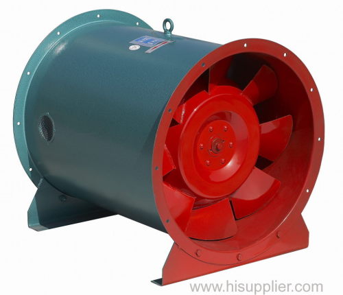 Fire-control Diagonal Flow Fan for Extraction Smoke