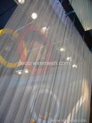 metal coil drapery spring mesh curtain