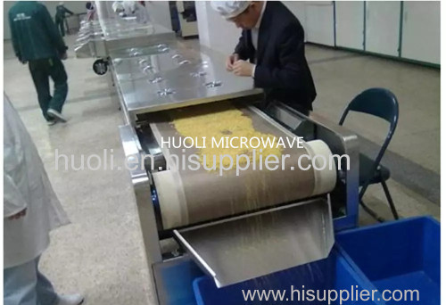 Tunnel Continuous Microwave Food Dryer Mashine