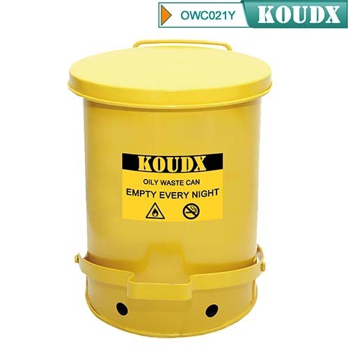 KOUDX Oily waste can yellow