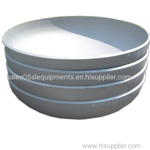 Torispherical head pipe end cap dished ends