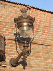 Small cast iron wall sconces