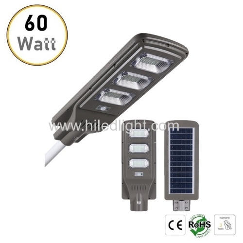 60W solar LED street light