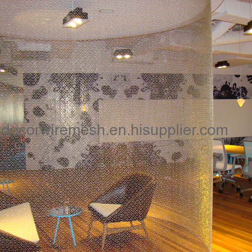 Metal Ring Mesh for Architecture Decoration