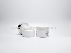 50ml milk glass cosmetic jars vintage opaque white glass face cream containers eco friendly skin care packaging