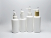 100&120ml milk glass cosmetic bottles vintage opaque white glass skin essence containers eco friendly skincare packaging