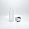 100ml glass cosmetic bottle containers with alu-plastic cap and ruducer for toner skin essence