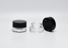 3g&5g clear glass cosmetic jars face eye cream containers eco friendly skin care packaging