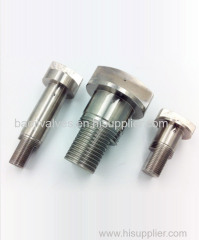 Ball Valve Spindle chrome plated valve ball