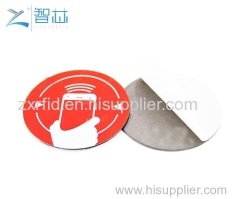 Round Shape 13.56Mhz On Metal RFID NFC Sticker Label