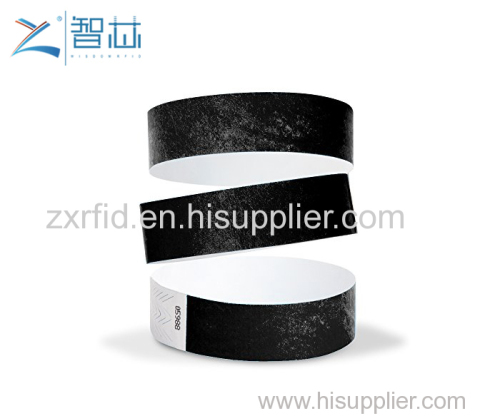 Customized Printing Flexible Tyvek Paper RFID Wristband