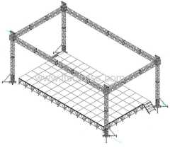 Square Lighting Truss Stage Flat Roof system