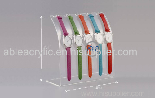 Crystal Clear Custom Acrylic Watch Display Stand