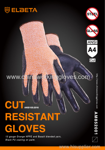 CUT RESISTANT GLOVES ANSI LEVEL A4