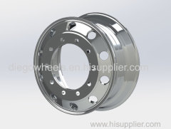 Diegowheels 22.5*8.25 Casting Flow Formed Aluminum Alloy Wheels
