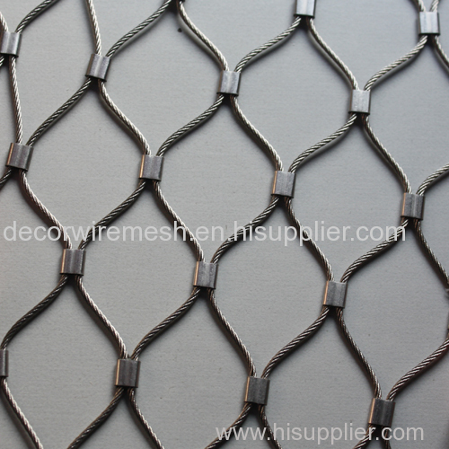 304 316 Stainless Steel Wire Rope Net Zoo Mesh