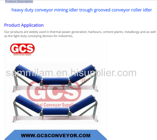 Coal conveyor 6205/6305 idlerheavy duty conveyor mining idler trough grooved conveyor roller/Friction-upper aligning gro