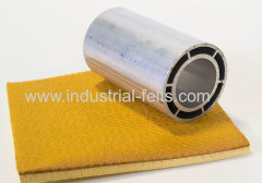 Heat Resistant Brown Pbo/Para-Aramid Pad / Strip / Felt For Aluminium Extrusion Presses Industry